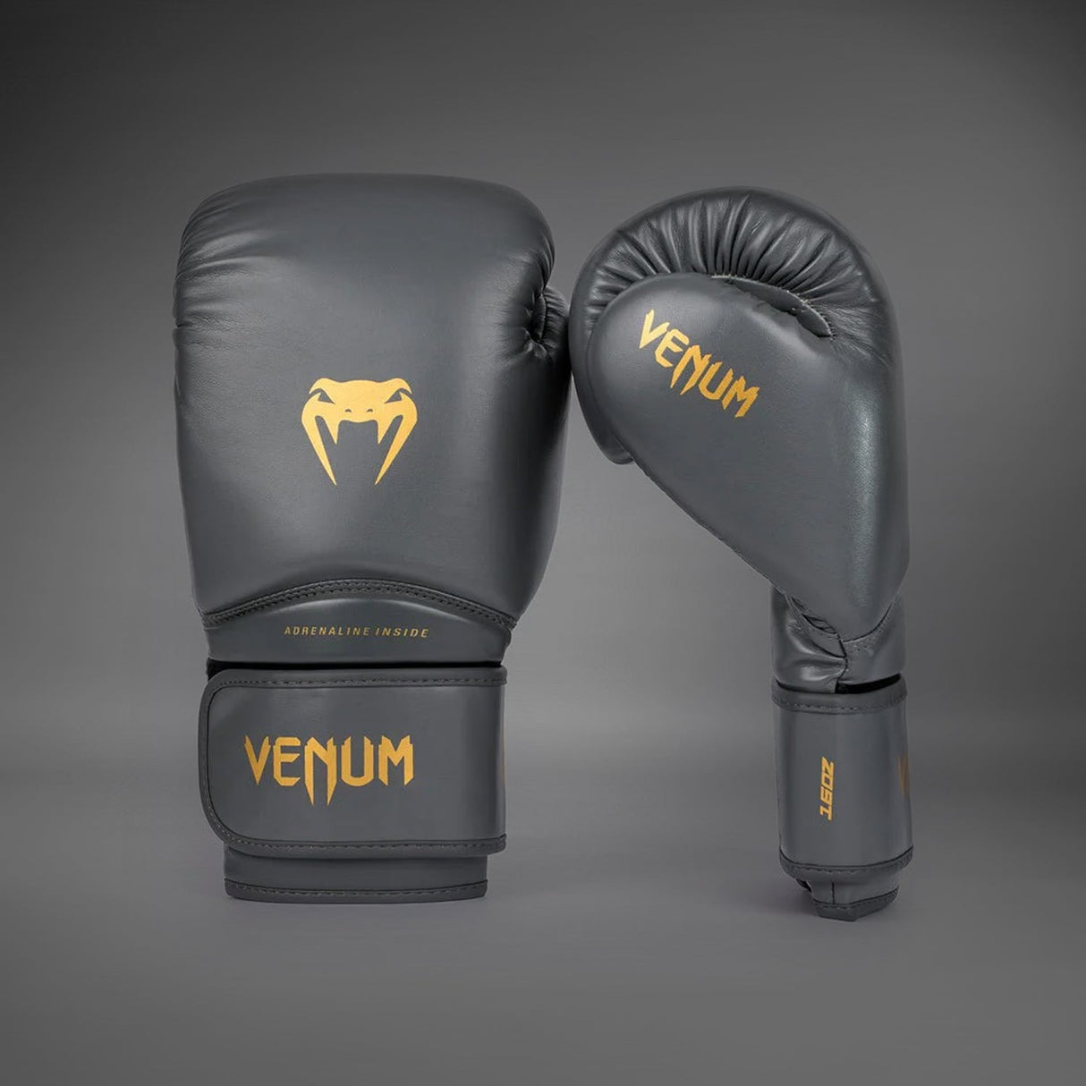 Venum Contender 1.5 Boxing Gloves Grey/Gold - back
