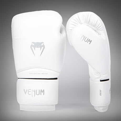 Venum Contender 1.5 Boxing Gloves White/Silver - back