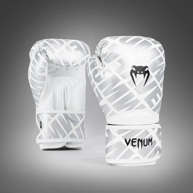 Venum Contender 1.5 XT Kids Boxing Gloves White Silver    at Bytomic Trade and Wholesale