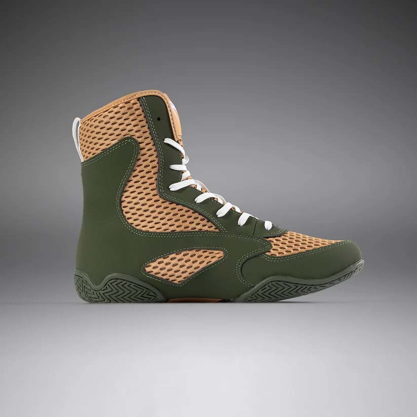 Venum Contender Boxing Boots Military Green/Sand at Bytomic Trade and Wholesale