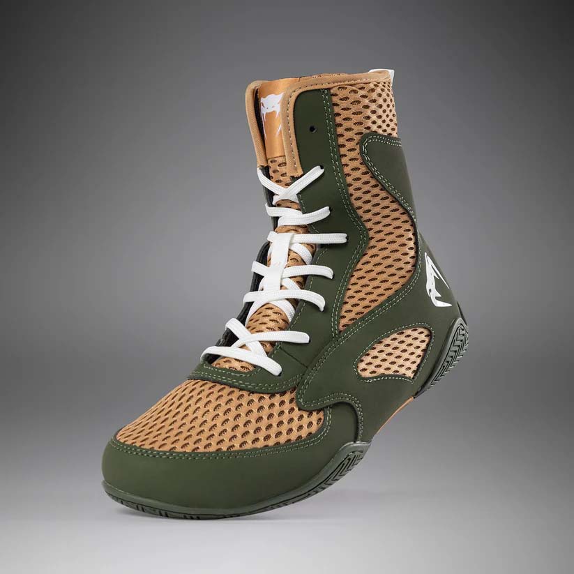 Venum Contender Boxing Boots Military Green/Sand at Bytomic Trade and Wholesale