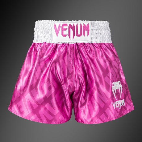 Venum Contender XT Muay Thai Shorts Candy Pink/ White    at Bytomic Trade and Wholesale