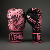 Venum Dragon's Flight Boxing Gloves Black/Metallic Pink at Bytomic Trade and Wholesale