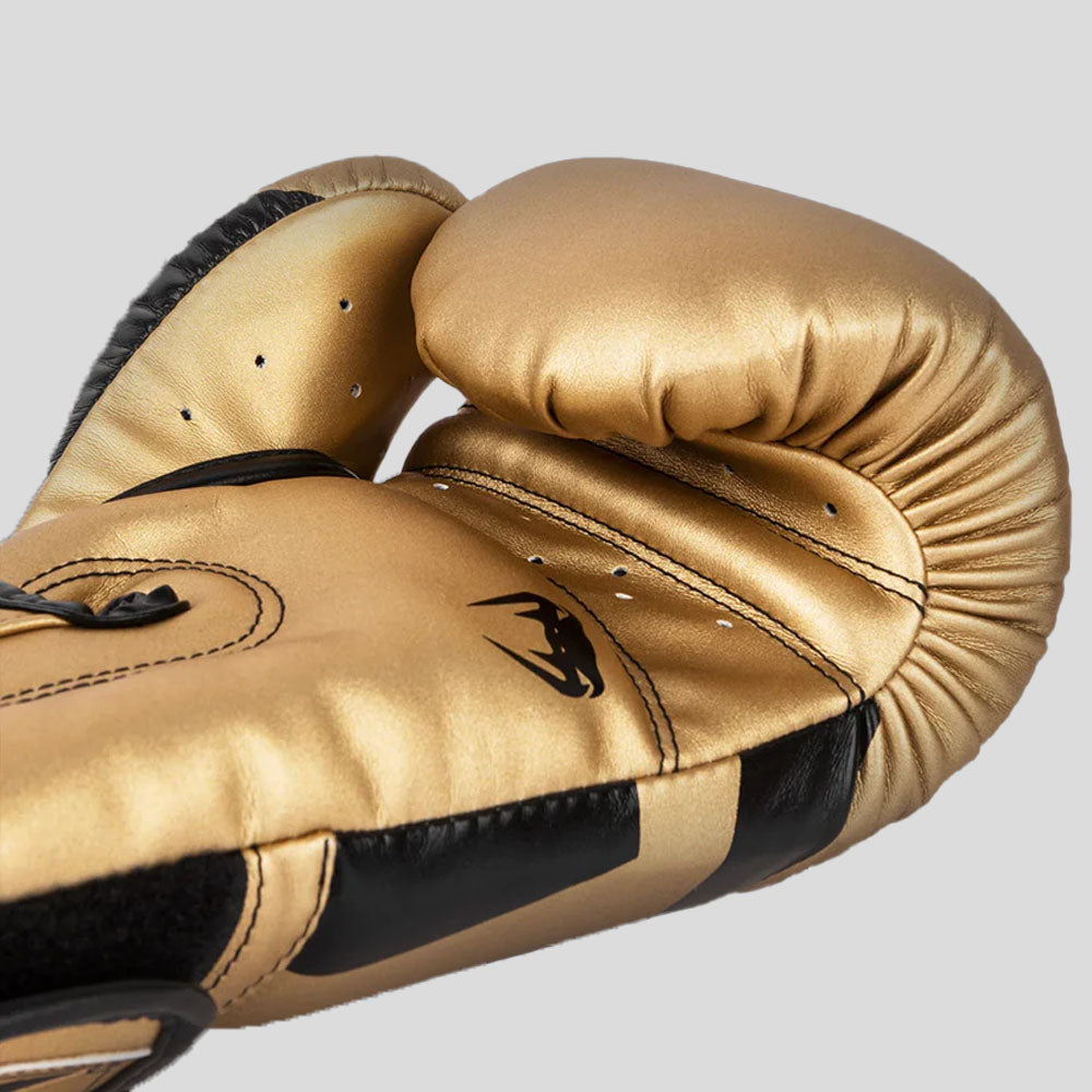 Venum Elite Boxing Gloves Gold/Black