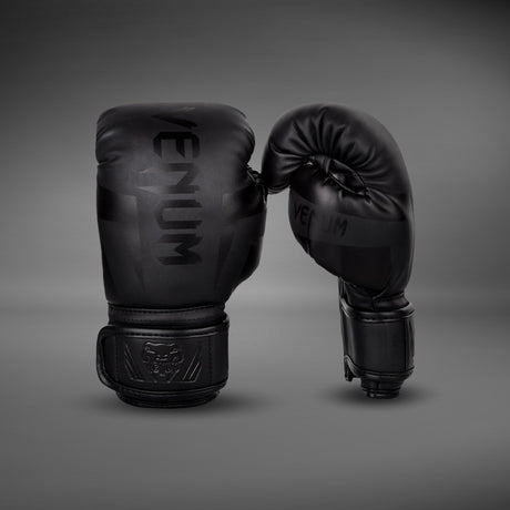 Venum Elite Boxing Gloves Kids Matte Black    at Bytomic Trade and Wholesale