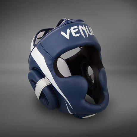 Venum Elite Headgear White/Navy Blue    at Bytomic Trade and Wholesale