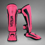 Venum Elite Shin Guards Kids Neon Pink