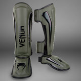 Venum Elite Stand Up Shin guards Khaki/Black    at Bytomic Trade and Wholesale