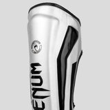 Venum Elite Stand Up Shin Guards Silver/Black at Bytomic Trade and Wholesale