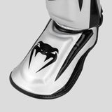 Venum Elite Stand Up Shin Guards Silver/Black at Bytomic Trade and Wholesale