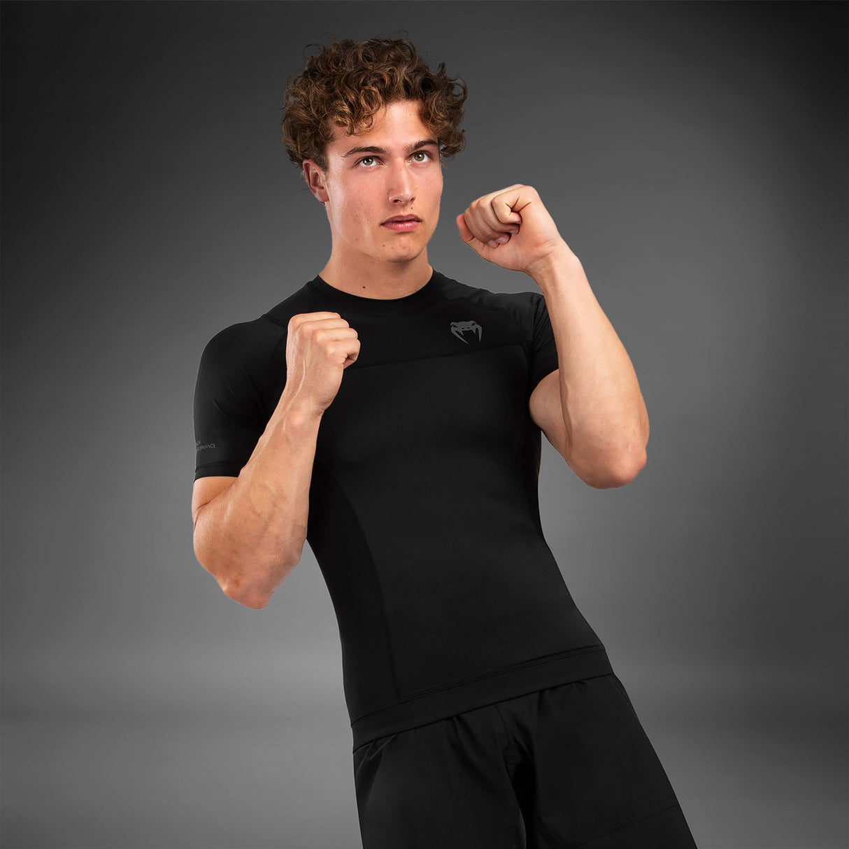 Venum G Fit Air Rashguard Shortsleeve Black    at Bytomic Trade and Wholesale