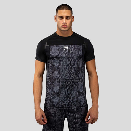 Venum G-Fit Scales Dry-Tech T-Shirt Black/Charcoal Grey    at Bytomic Trade and Wholesale