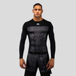 Venum G-Fit Scales Long Sleeve Rash Guard Black/Charcoal Grey    at Bytomic Trade and Wholesale