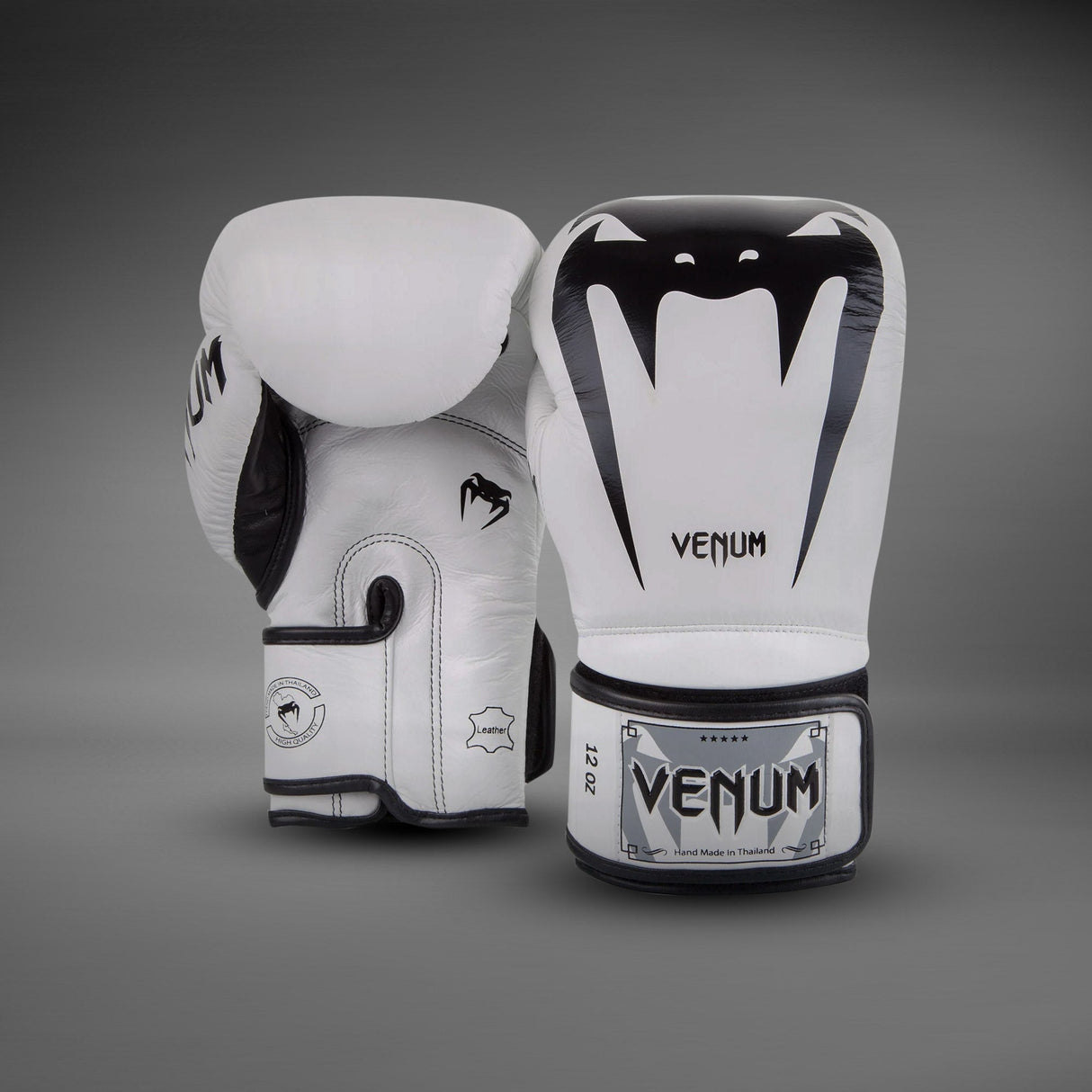 Venum Giant 3.0 Boxing Gloves Nappa Leather White - back