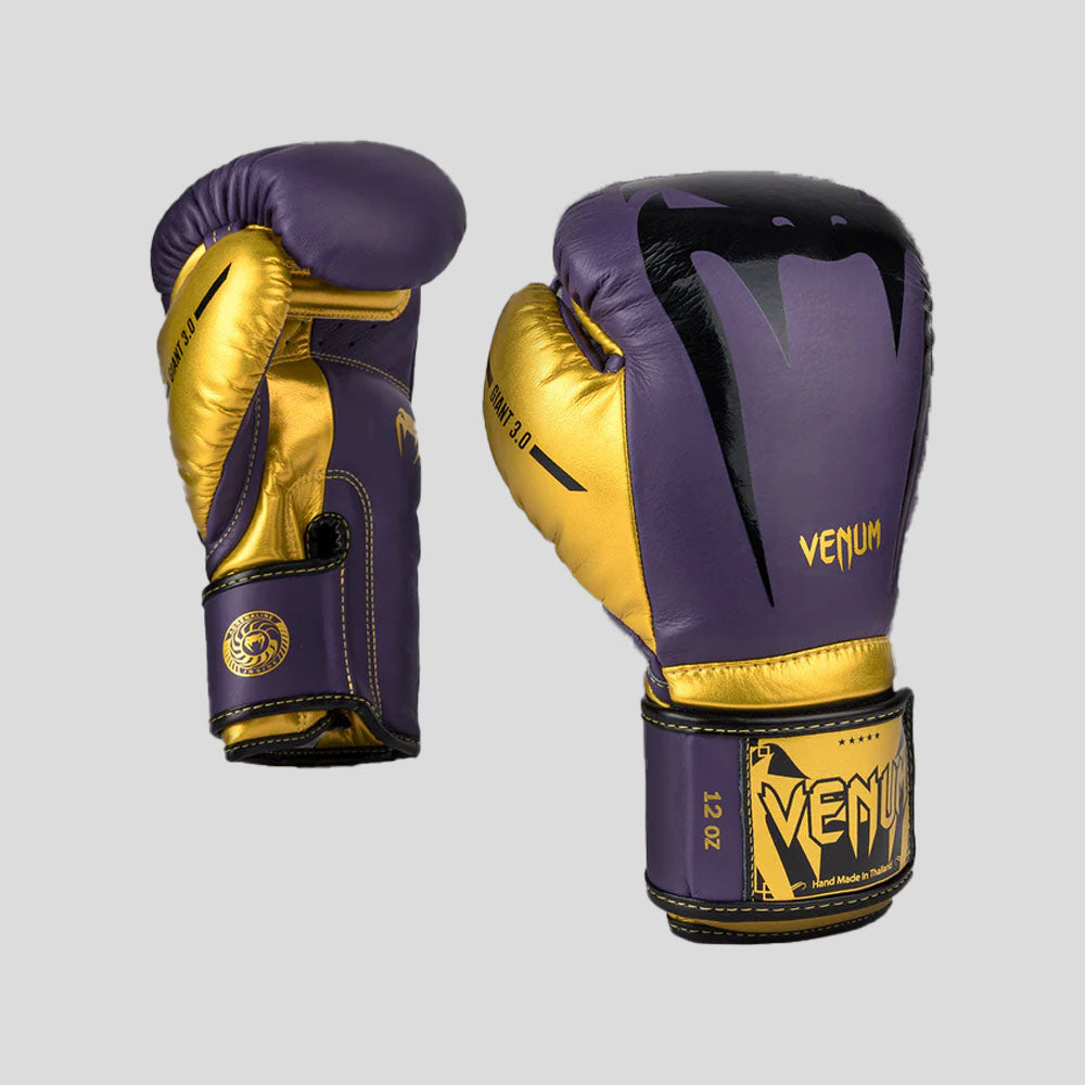 Venum Giant 3.0 Boxing Gloves Dark Purple/Gold at Bytomic Trade and Wholesale