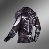 Venum Gladiator 3.0 Rashguard Long Sleeves Black/White - detail