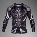 Venum Gladiator 3.0 Rashguard Long Sleeves Black/White    at Bytomic Trade and Wholesale