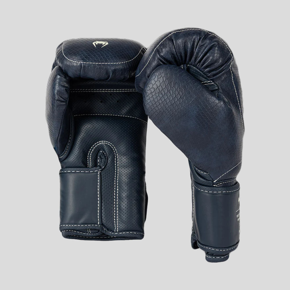 Venum Impact Evo Scales Boxing Gloves Midnight Blue at Bytomic Trade and Wholesale