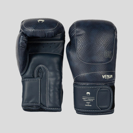 Venum Impact Evo Scales Boxing Gloves Midnight Blue at Bytomic Trade and Wholesale