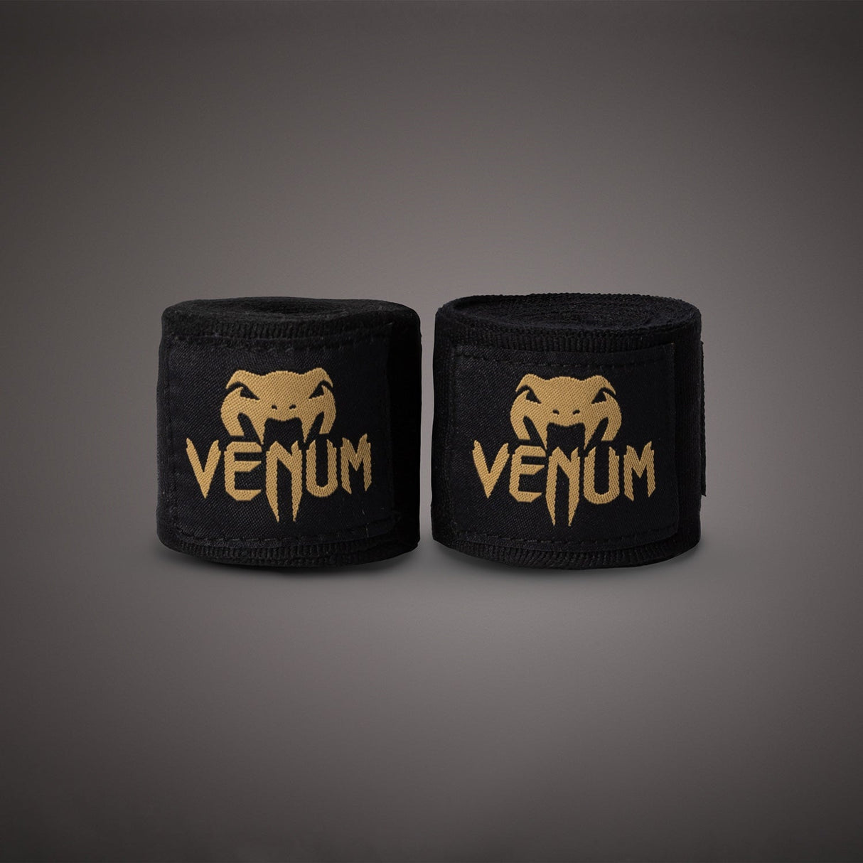 Venum Kontact Boxing Hand Wraps Black/Gold 4.5m (180 in)    at Bytomic Trade and Wholesale