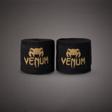 Venum Kontact Boxing Hand Wraps Black/Gold 4.5m (180 in)    at Bytomic Trade and Wholesale