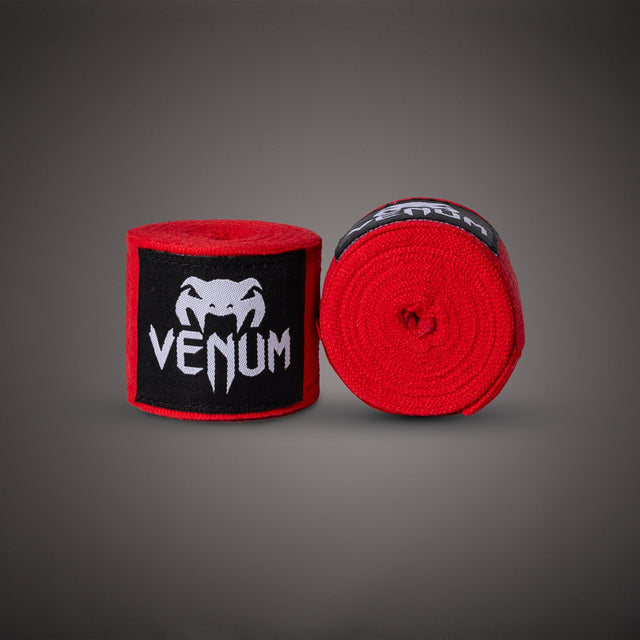 Venum Kontact Boxing Hand Wraps Red 4.5m (180 in)    at Bytomic Trade and Wholesale