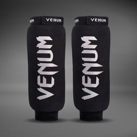 Venum Kontact Shin Guards Without Foot Black    at Bytomic Trade and Wholesale