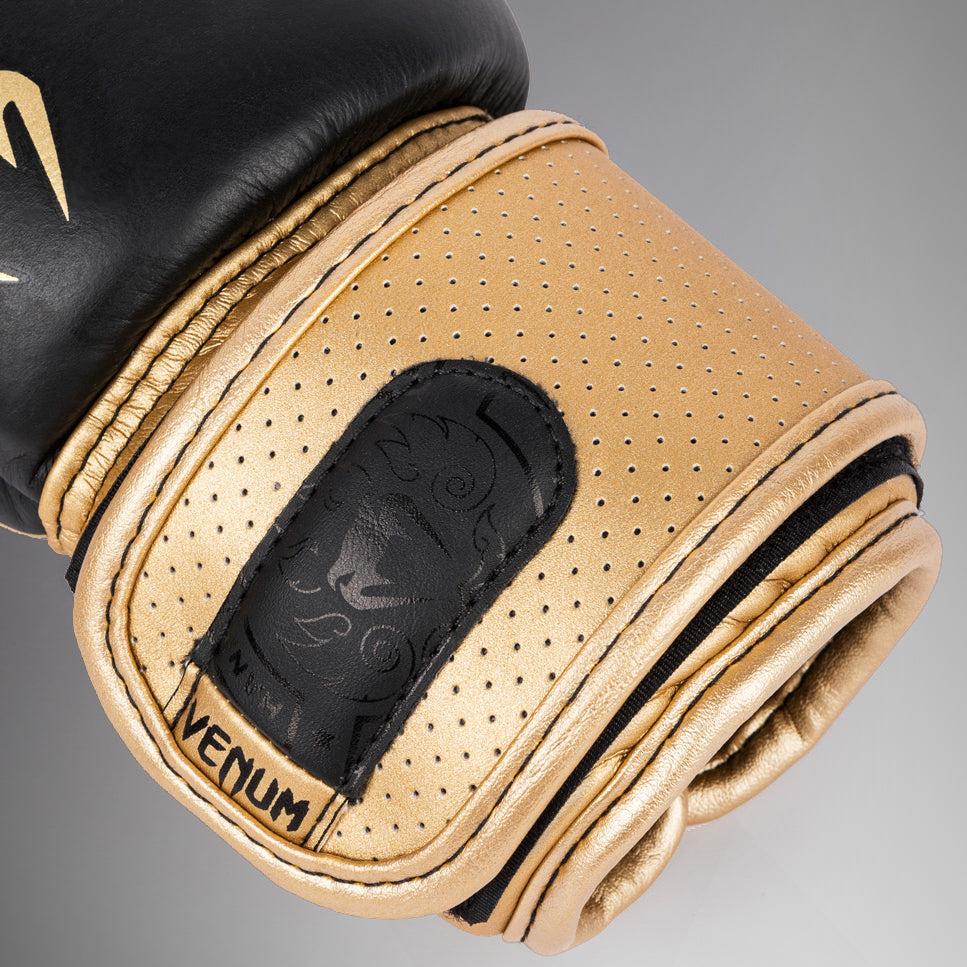 Venum Power 2.0 Boxing Gloves Black/Gold - side