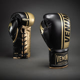 Venum Shield Pro Boxing Gloves with Laces Black/Gold    at Bytomic Trade and Wholesale