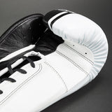 Venum Shield Pro Boxing Gloves with Laces Black/White - 5