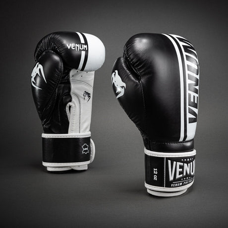 Venum Shield Pro Boxing Gloves with Velcro Black/White    at Bytomic Trade and Wholesale
