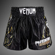 Venum VTC Flames Muay Thai Shorts Black/Gold at Bytomic Trade and Wholesale