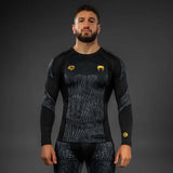 Venum x Chimaev Long Sleeve Rash Guard Black/Grey    at Bytomic Trade and Wholesale