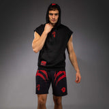 Venum x Mike Tyson Tiger Sleeveless Hoodie Deep Black/Intense Red    at Bytomic Trade and Wholesale