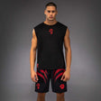 Venum x Mike Tyson Tiger Sleeveless T-Shirt Deep Black    at Bytomic Trade and Wholesale