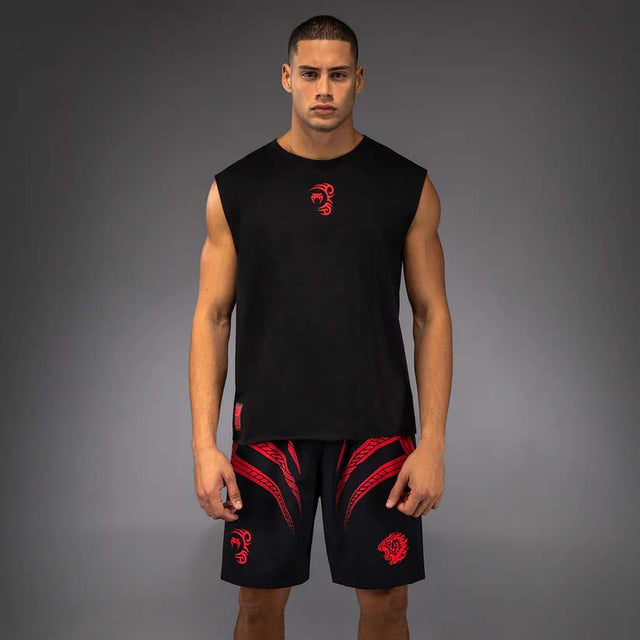 Venum x Mike Tyson Tiger Sleeveless T-Shirt Deep Black    at Bytomic Trade and Wholesale