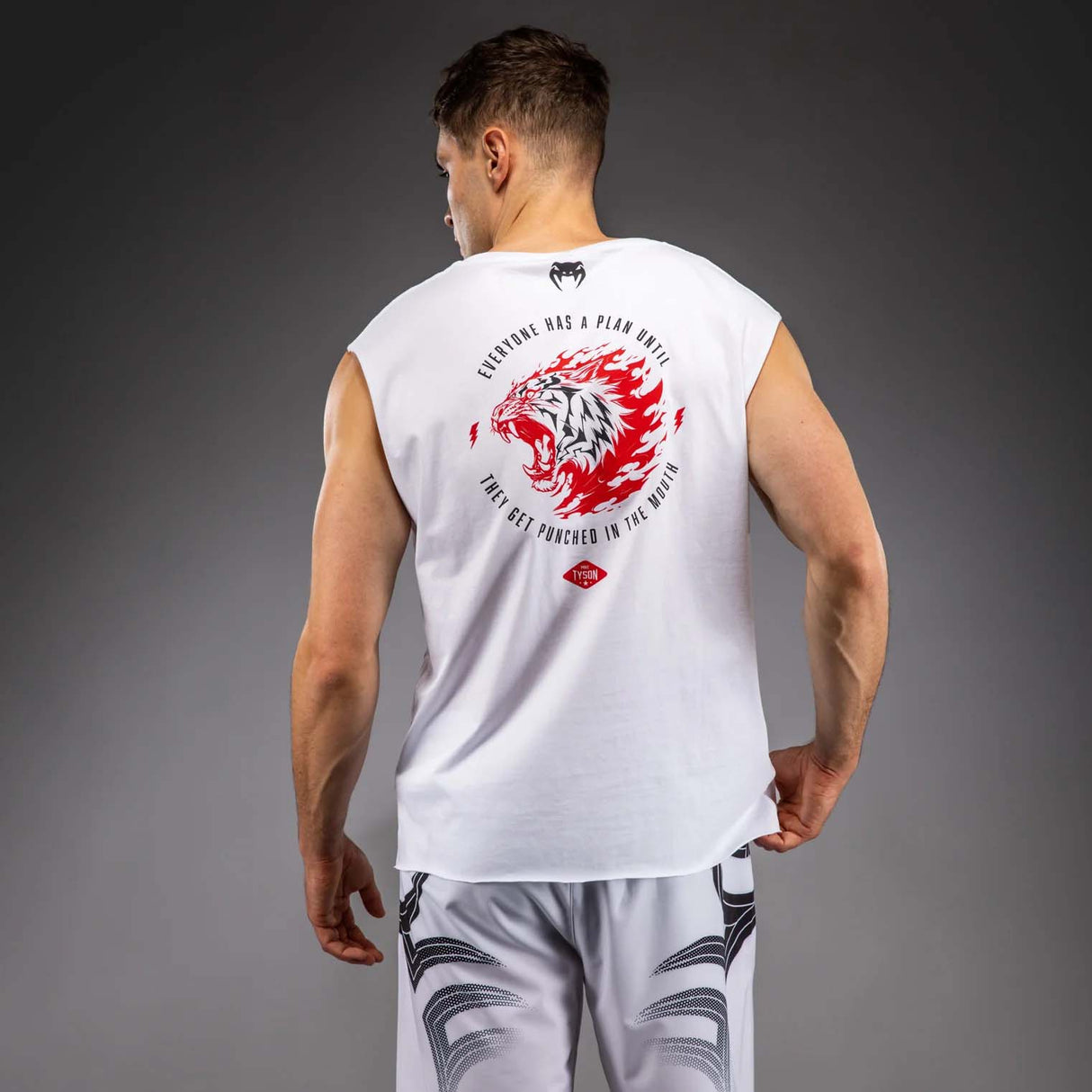Venum x Mike Tyson Tiger Sleeveless T-Shirt Optical White