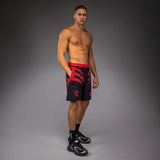 Venum x Mike Tyson Tiger Training Shorts Deep Black/Intense Red