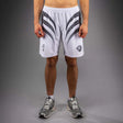 Venum x Mike Tyson Tiger Training Shorts Optical White/Deep Black    at Bytomic Trade and Wholesale