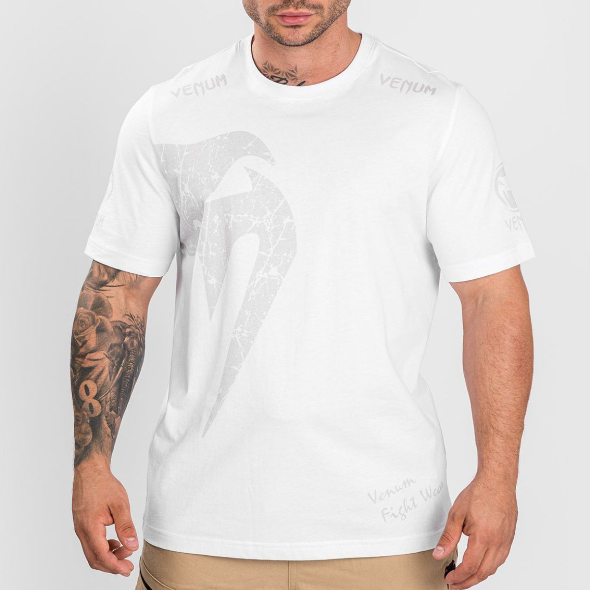 White Venum Giant T-Shirt    at Bytomic Trade and Wholesale