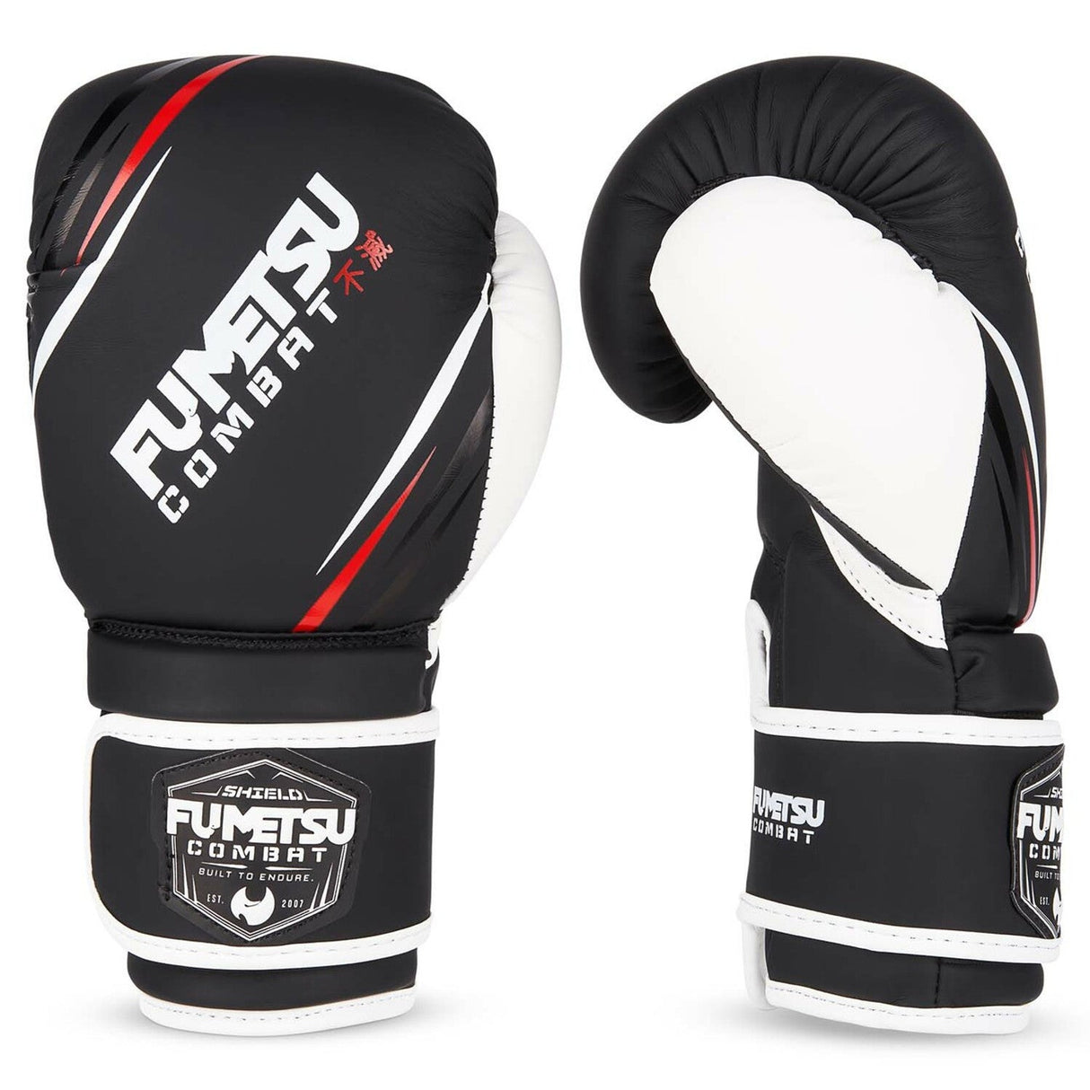 Black/White Fumetsu Shield Kids Boxing Gloves 4oz   at Bytomic Trade and Wholesale