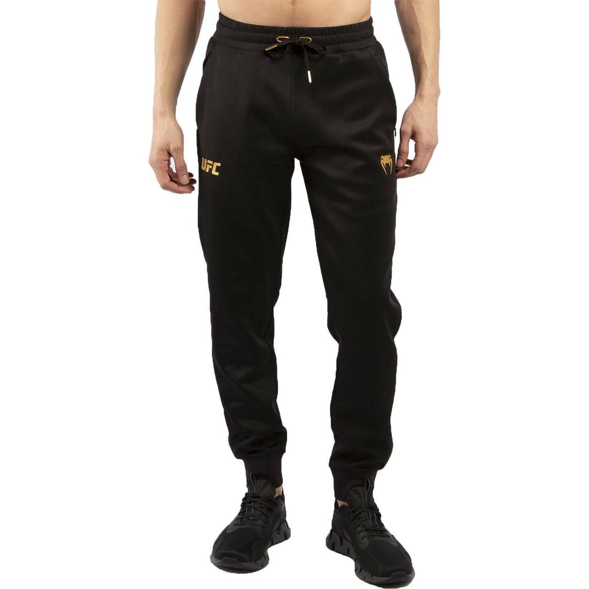 Venum UFC Pro Line Joggers Black/Gold Small  at Bytomic Trade and Wholesale