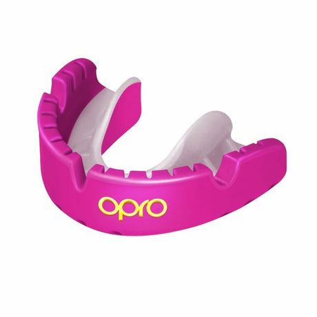 Pearl Opro Gold Braces Gen 4 Mouth Guard Pink/Pearl   at Bytomic Trade and Wholesale