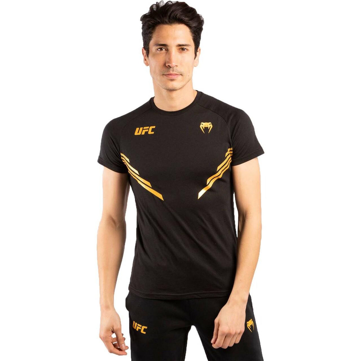 Venum UFC Replica T-Shirt Black/Gold XXL  at Bytomic Trade and Wholesale