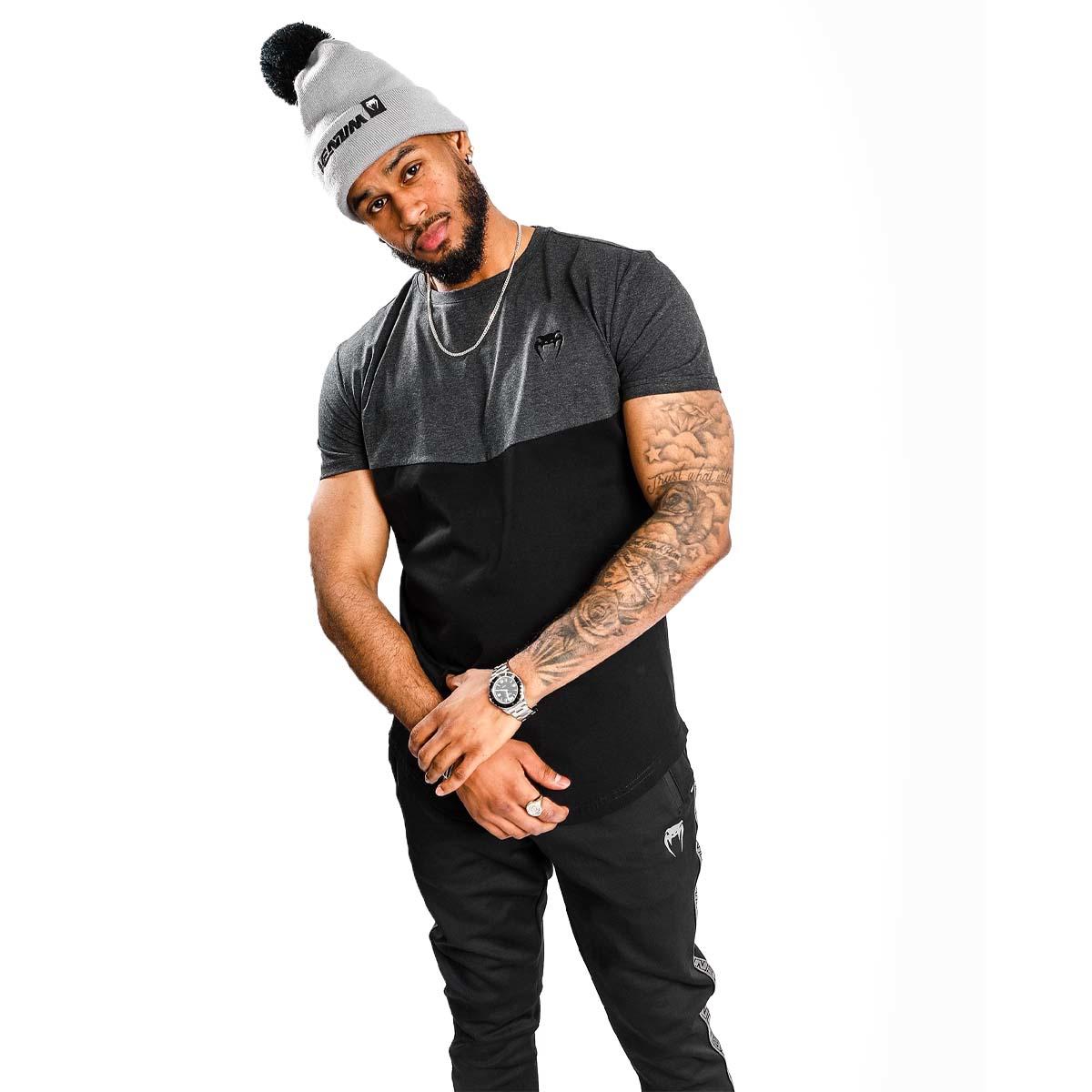 Black/Grey Venum Laser T-Shirt    at Bytomic Trade and Wholesale