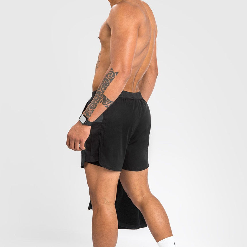 Black/Grey Venum Biomecha 2-In-1 Training Shorts    at Bytomic Trade and Wholesale