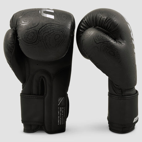 Black/Silver Fumetsu Arc Boxing Gloves    at Bytomic Trade and Wholesale