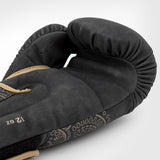 Black/Brown Venum Santa Muerte Dark Side Boxing Gloves    at Bytomic Trade and Wholesale