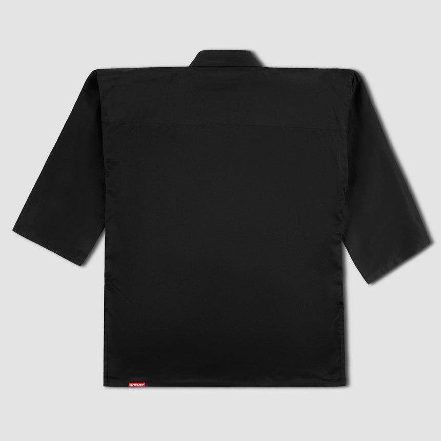 Black Bytomic Red Label 7oz Cotton Karate Uniform    at Bytomic Trade and Wholesale