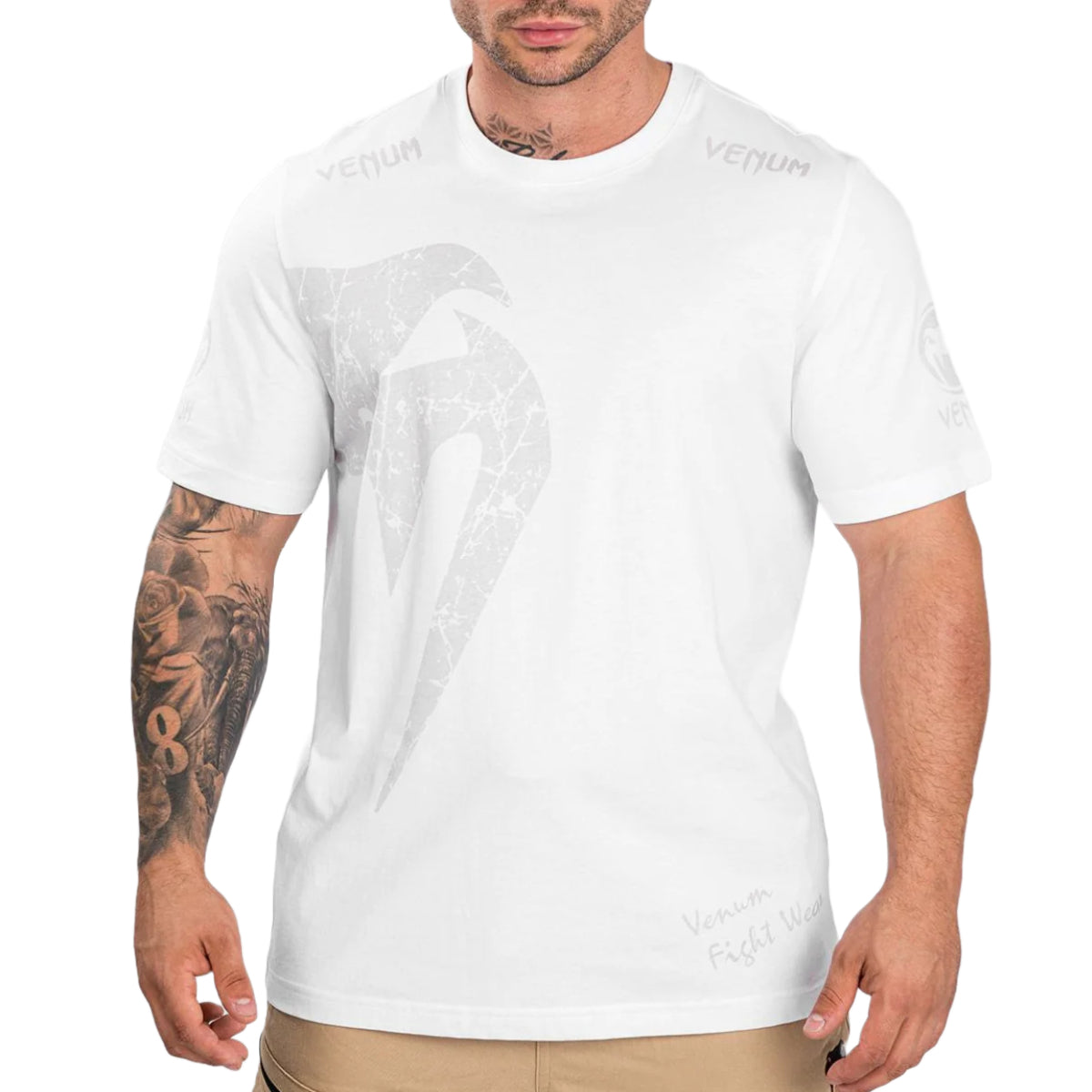 White Venum Giant T-Shirt    at Bytomic Trade and Wholesale